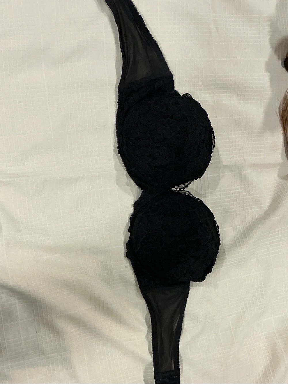 Victoria's Secret Black Lace Push-Up Bra